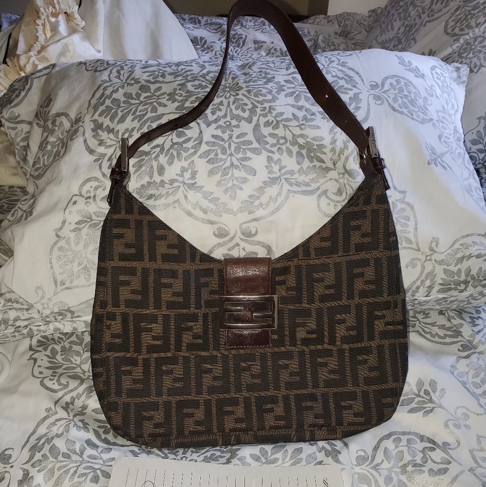 Authentic Fendi zucca bag! Fresh from the bag spa!